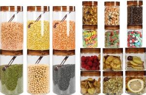 Pearlpet Plastic Grocery Container - 300 ml, 500 ml, 1400 ml Price in ...