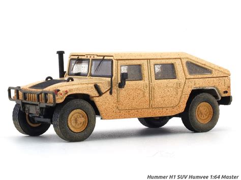 Hummer H1 / Humvee Beige dirty 1:64 Master diecast scale model car ...