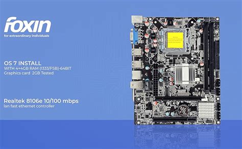 Foxin FMB-G41 Motherboard LGA 775 Socket with G41 Chipset
