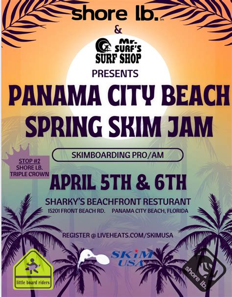 PCB spring break Skim jam, Sharky's Beachfront Restaurant, Panama City ...