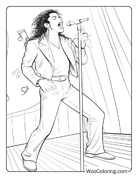 100+ Michael Jackson coloring pages (FREE) Printable PDF | Woo Coloring