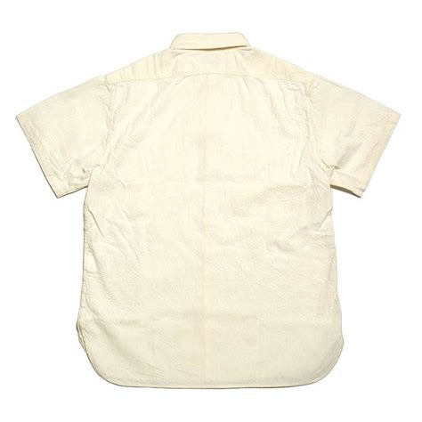 BUZZ RICKSON’S WHITE CHAMBRAY S/S WORK SHIRT BR35857 – HINOYA Online Store