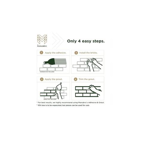 Buy Manubric – 15 Thin Bricks (3 Sq. Ft.) – Easy to Install Luxurious ...