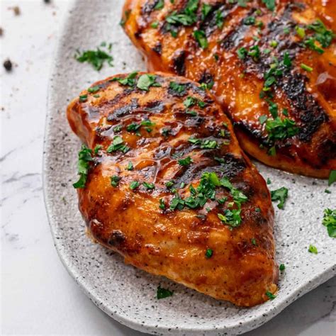 The Best Grilled BBQ Chicken Breast - A Mind "Full" Mom