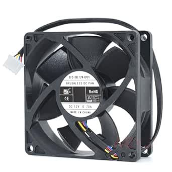 KIKIFAN EFH-08E12W-GP01 EFC-08E12W-GP01 8025 Cooling 12V 0.7A 4Pins ...