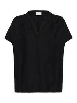 Women's Black Short Sleeve Shirts & Tops | John Lewis & Partners