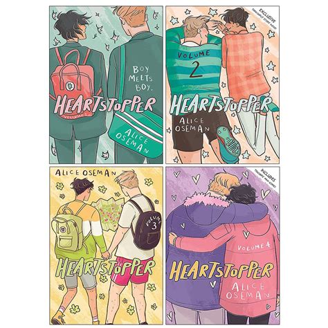 Buy Heartstopper Series Volume 1-4 Books Set By Alice Oseman, Flight ...