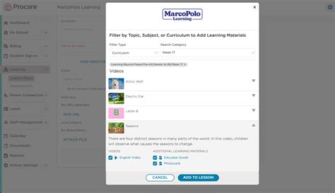 Image result for ProCare Learning Lesson Plan