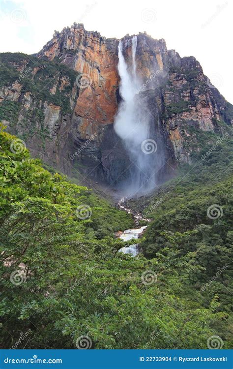 Salto Angel, Venezuela stock photo. Image of highest - 22733904