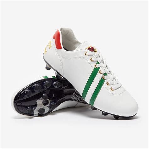 Pantofola dOro Lazzarini FG Made in Italy x Wales Edition - White/Green ...