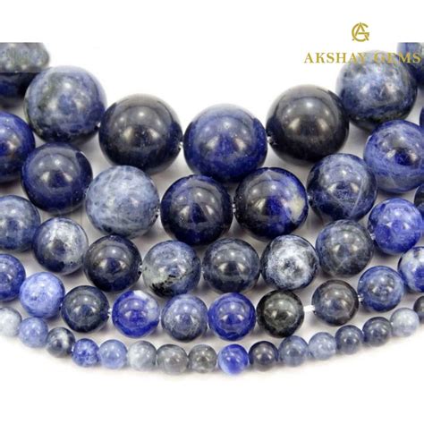Natural Blue Sodalite String - Authentic Crystal Healing Jewelry ...