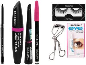 ROSEDALE Smudge Proof Long Lasting Beauty Kajal & Long Lasting 3in1 ...