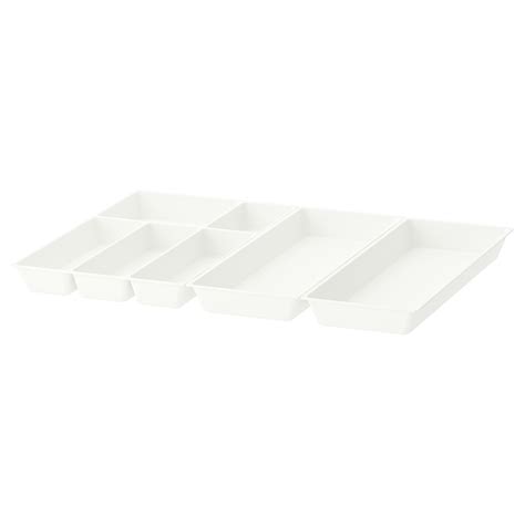 UPPDATERA cutlery tray/2 utensil trays, white, 72x50 cm (281/4x191/2 ...