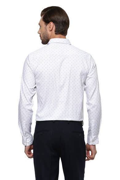 Buy Men White Full Sleeves Formal Shirt Online - 257428 | Peter England