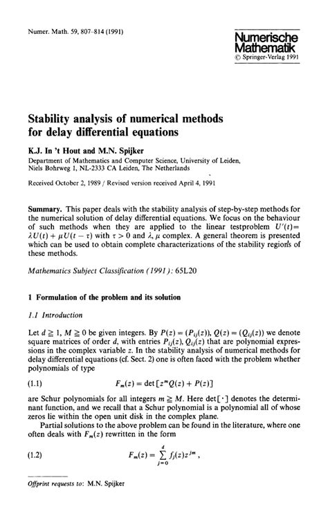 Image result for Numerical Methods and Techniques in Algorithm Stability