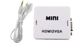 Buy Microware HDMI to VGA Converter Mini Media Streaming Device (White ...