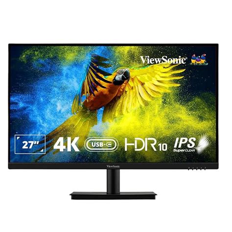 ViewSonic VA2709U-4K 68.58 Cm (27") SuperClear IPS 4k UHD Monitor ...