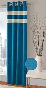 Buy F2L Fresh from Loom Eyelet 9 ft Jute Curtains for Long Door (Solid ...