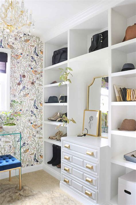 Elevate Your Closet with Stylish Wallpaper