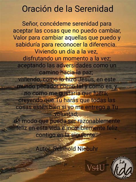 Oracion De Serenidad