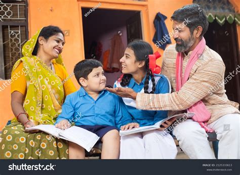 Indian Parents With Children