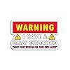 Buy Warning I Have A Crazy Girlfriend Boyfriend - Sticker Graphic ...