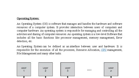 OS L1 - Overview and Functions of Operating Systems - Studocu