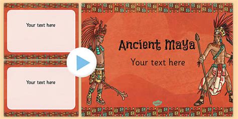 Maya Civilisation Themed PowerPoint Template (teacher made)