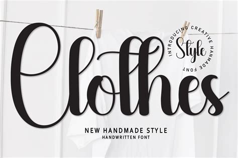 Clothes Font Examples at Barbara Rancourt blog