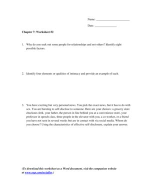 Fillable Online Name: Date: Chapter 7: Worksheet #2 1 Fax Email Print ...