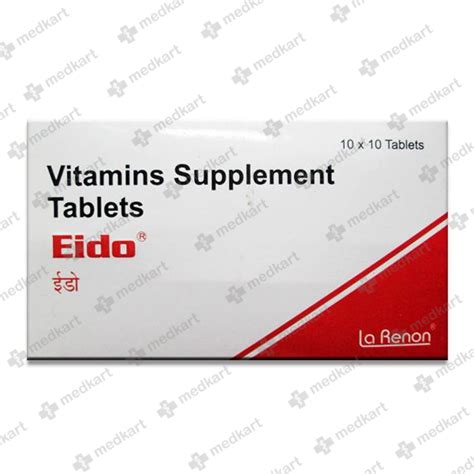 EIDO TABLET 10'S, Price, Composition & Generic Alternatives - Medkart