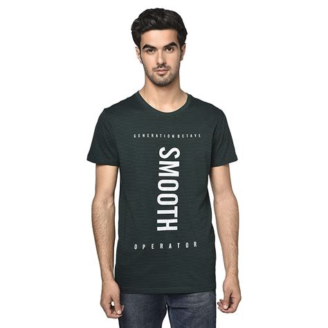Buy Octave Men's Fit Short Sleeves T-Shirt | Round Neck | Cotton Fabric ...