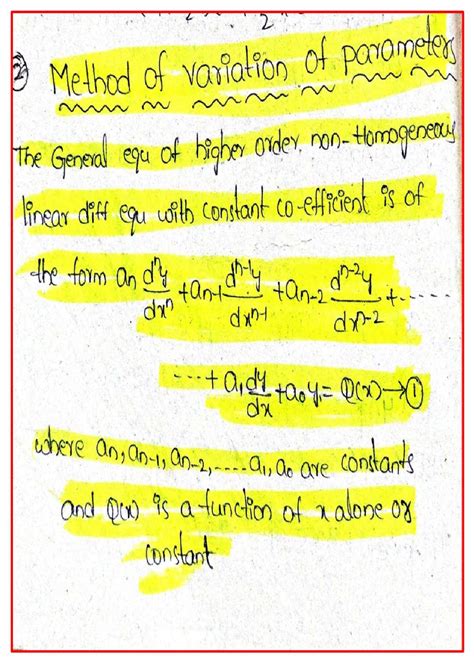 Variation of Parameters Diff.equations 的图像结果