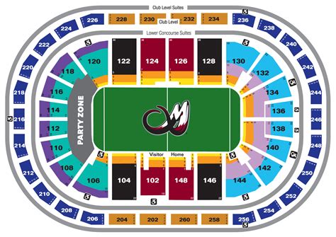 Pepsi Center Nuggets Seating