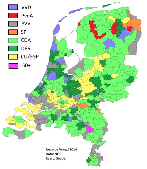 Netherlands. European Parliament Election 2014 - Electoral Geography 2.0