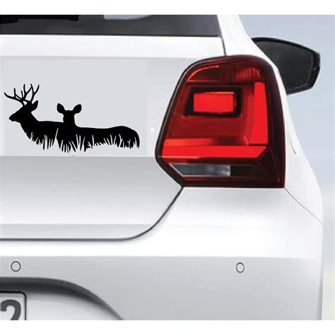ISEE 360 Wild Animal Deer Car Self-Adhesive Stickers Exterior Window ...