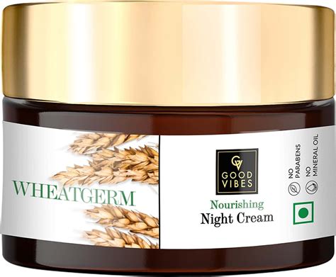 Buy GOOD VIBES NOURISHING NIGHT CREAM - WHEATGERM - 50 GM Online & Get ...
