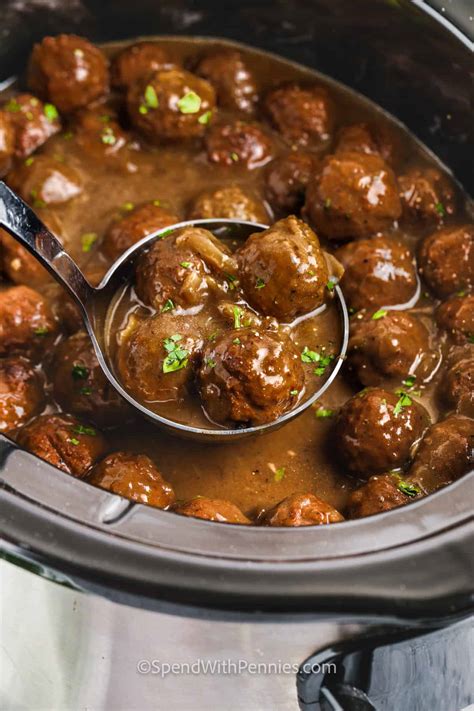 Slow Cooker Meatballs and Gravy – Cartizzle