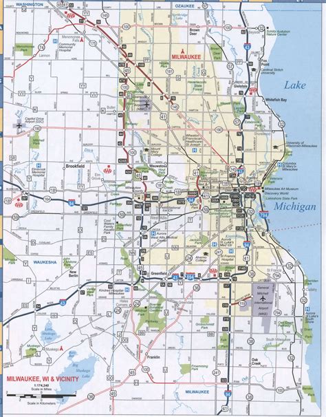 Milwaukee City Map