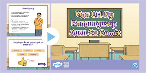Mga Uri Ng Pangungusap Ayon Sa Gamit | Grades 4 - 6 | Twinkl PH