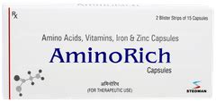 Aminorich Capsule 15 - Uses, Side Effects, Dosage, Price | Truemeds