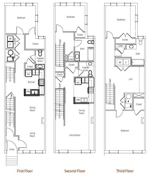 Brownstone Modern Plans