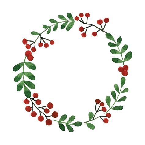 Christmas Wreath Drawing
