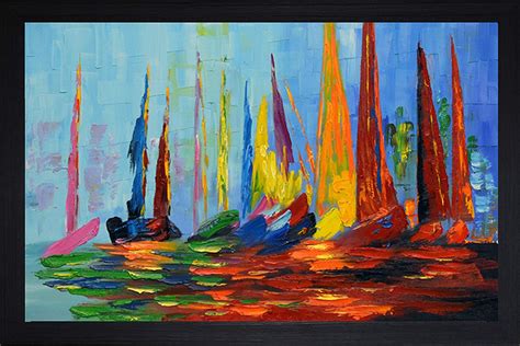 SAF paintings Modern Art Large Synthetic Framed UV Digital Reprint 14 ...