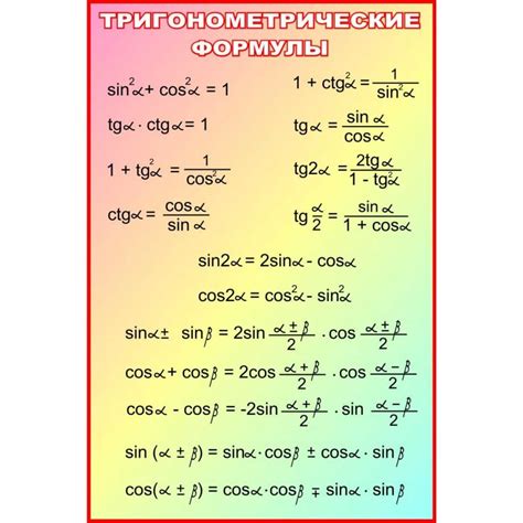 Image result for Trigonometry Formula Examples