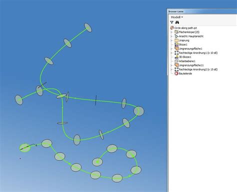 Image result for Pattern Part along Path Inventor
