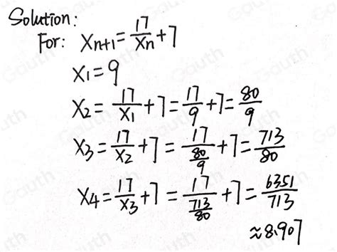 Image result for How to Work Out an Iterative Formula
