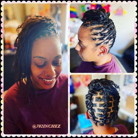 Loc Updo Tutorial 的图像结果