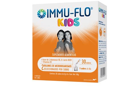 Immu-Flo Kids - Biocodex Mexico Fortalecimiento de sistema Inmune