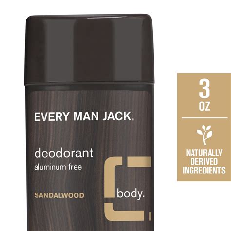 Every Man Jack Sandalwood Aluminum-Free Deodorant Nepal | Ubuy